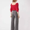 Vetements SUNCOO | Panaji - Pull Court Uni Framboise