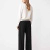 Vetements SUNCOO | Pantalon Raye Taille Haute Jungle Noir