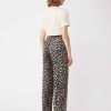 Vetements SUNCOO | Pantalon Fluide Jake Leopard Beige