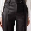 Vetements SUNCOO | Pantalon Large En Similicuir Joshua Noir