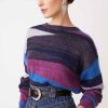 Vetements SUNCOO | Pull En Mohair Fantaisie Presor Violet