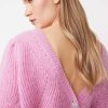 Vetements SUNCOO | Pull Fantaisie Pollen Avec Boutons Argentes Rose