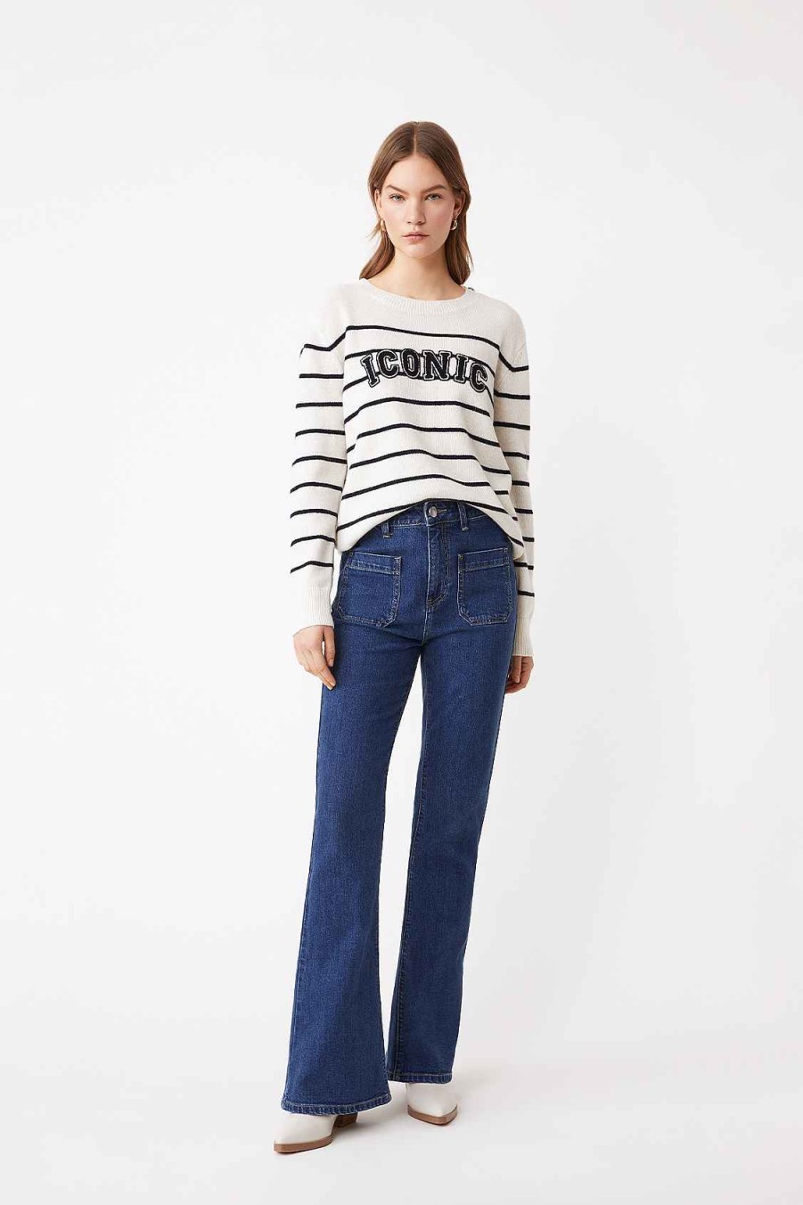 Vetements SUNCOO | Jean Bootcut Brut Ritual Blue Jeans