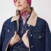 Vetements SUNCOO | Veste En Jean Doublee Dalia Blue Jeans