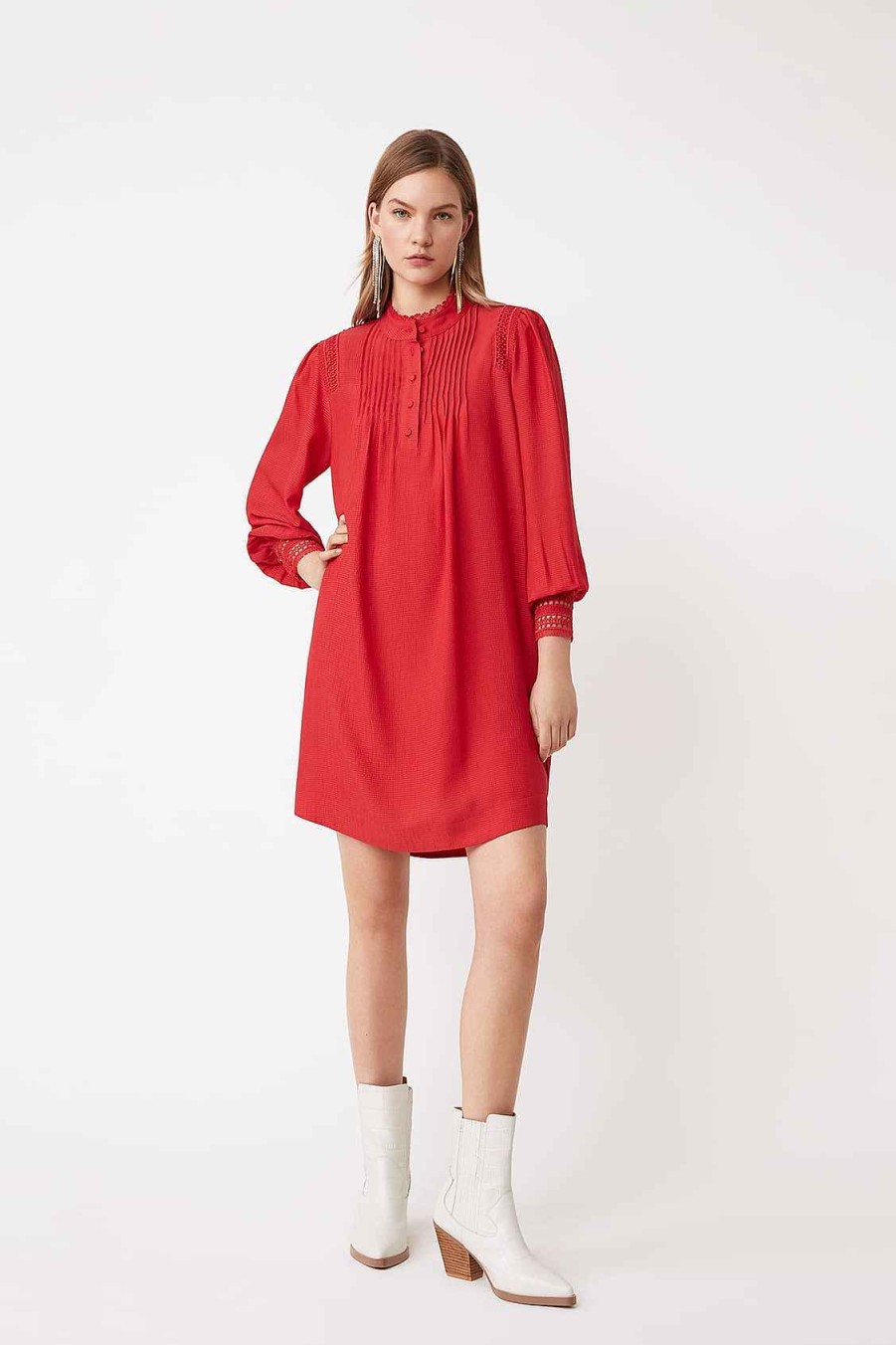 Vetements SUNCOO | Robe Courte Fluide Ciara Fantasy Geranium