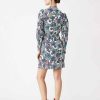 Vetements SUNCOO | Robe Courte Imprimee Clea Blanc Casse