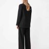 Vetements SUNCOO | Veste Rayee Blazer En Laine Darcy Noir