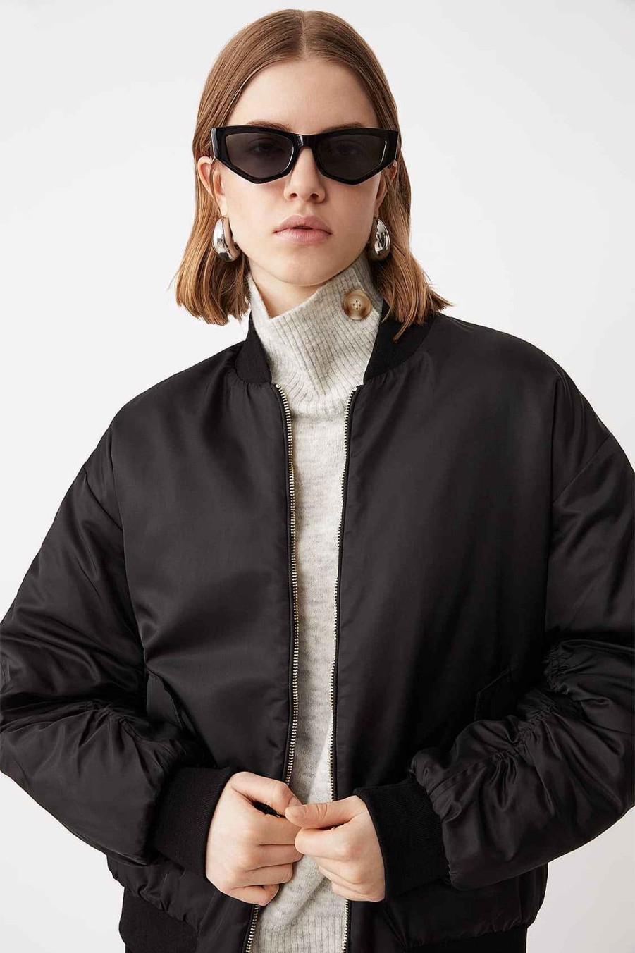 Vetements SUNCOO | Bomber Reversible Eleonore Noir