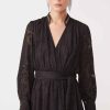 Vetements SUNCOO | Robe Portefeuille Courte Charly Blazer Noir