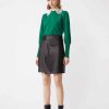 Vetements SUNCOO | Pull Pilgrim Fantasy Avec Col En Dentelle Vert