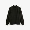 Vetements SUNCOO | Blouse Fluide Latoya Avec Details En Dentelle Noir