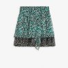 Vetements SUNCOO | Jupe Courte Leopard Frida Vert