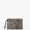 Accessoires SUNCOO | Pochette Zippee Leopard Atiba Beige