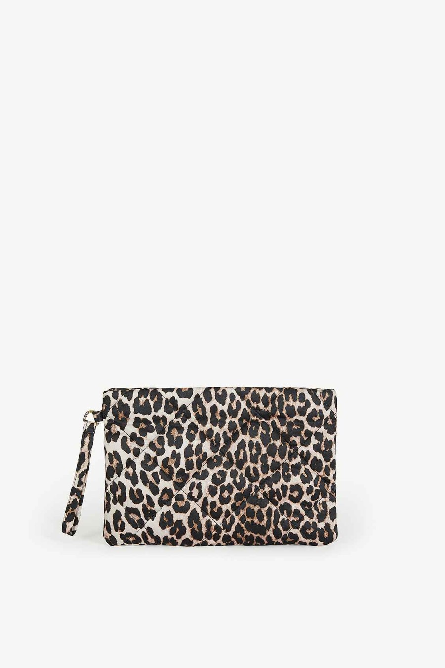 Accessoires SUNCOO | Pochette Zippee Leopard Atiba Beige