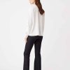 Vetements SUNCOO | Chemise Fantaisie Louise Avec Detail Guipure Blanc Casse