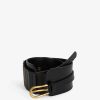 Accessoires SUNCOO | Grande Ceinture Ariane Avec Detail Elastique Noir